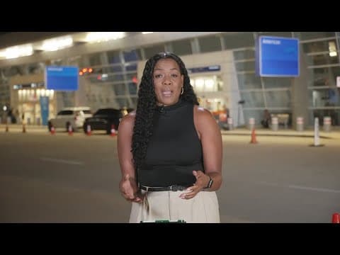 American Airlines flight attendants picket outside DFW Airport