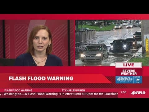 Flash Flood Warning New Orleans area