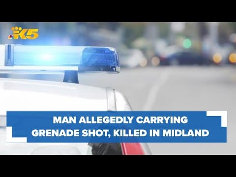 Pierce County deputy investigating man with grenade involved in shooting near Midland