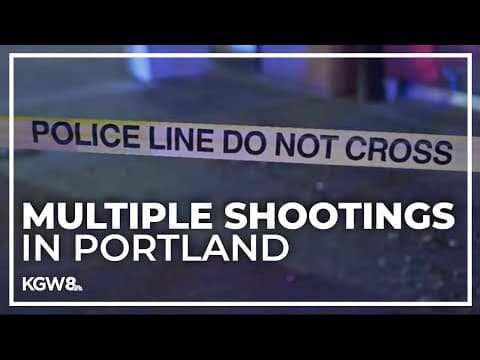 Multiple shootings across Portland: 1 man dead, 8 injured
