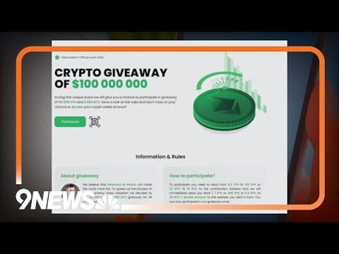 Colorado woman loses $158,000 in cryptocurrency 'giveaway scam' on Instagram
