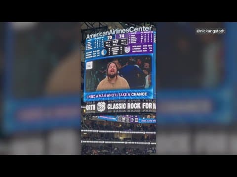 Video of Mavs fan saying to fire Mavs GM Nico Harrison on jumbotron goes viral