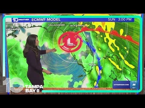 Gulf system to bring showers and storms to Florida this weekend