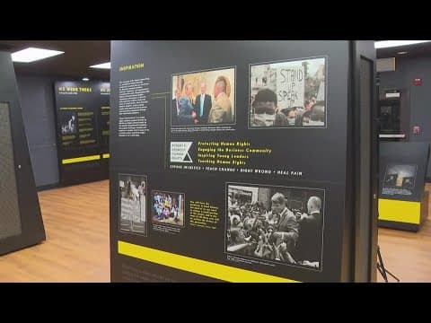LIVE | New exhibit in downtown Indy honors Dr. Martin Luther King Jr.'s legacy