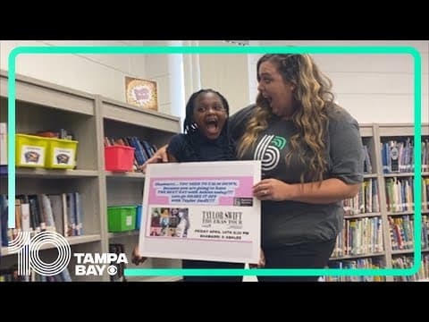 Surprise! Two Taylor Swift fans gifted free VIP tickets to Tampa Eras Tour concert