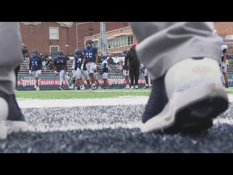 Howard Univ. football team host spring game