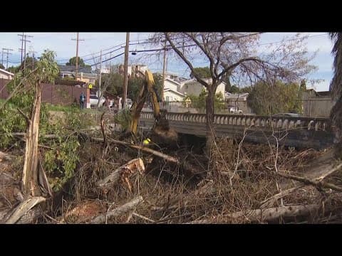 City crews clearing culverts in Southeast San Diego flood channel
