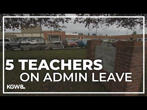 St. Helens School District has 10 employees on leave after sex abuse arrests