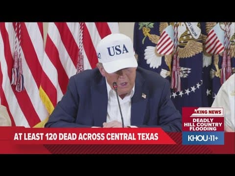 Full roundtable: Pres. Trump visits flood-damaged Texas Hill Country