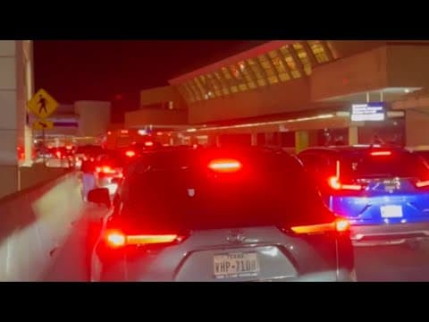 Holiday travel causes major traffic jam at DFW Airport