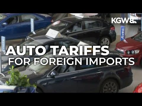 Trump slaps 25% tariff on foreign cars, U.S. automaker stocks sink