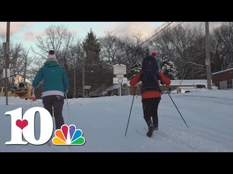 Knoxville family takes chance to ski around city after winter storm