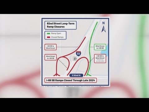 Major INDOT construction project begins on Indy's northeast side