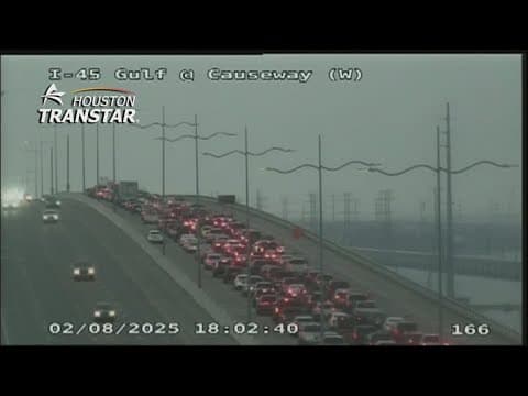 Here's why the traffic is so heavy getting off Galveston Island