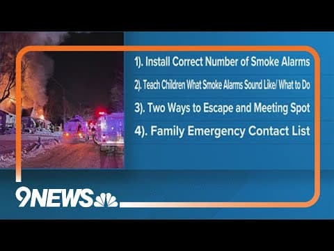 7 ways to prepare your family for a house fire