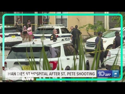 Police: Man dies at hospital after shooting in St. Pete