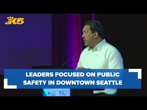 Downtown Seattle leaders renew commitments to public safety