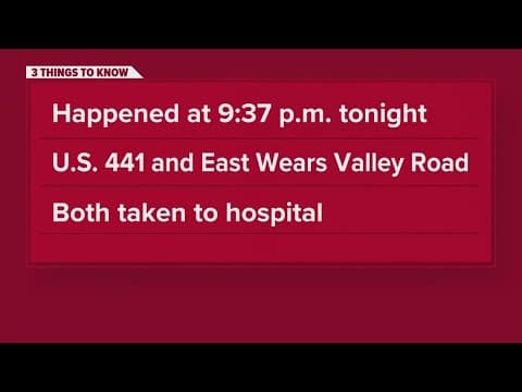 PFPD: 2 pedestrians struck while crossing the Parkway in Pigeon Forge