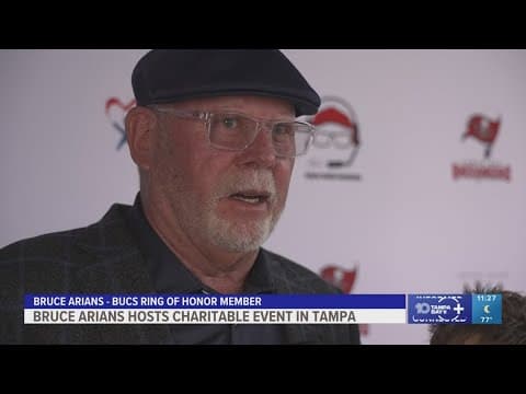 Bruce Arians hosts charitable event in Tampa