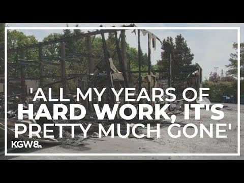 Fire in Clark County destroys 7 businesses