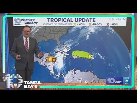 Tracking the Tropics: Still monitoring 2 disturbances but no threat to Florida