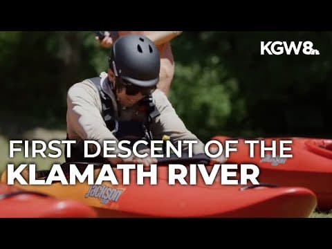 Indigenous youth make historic paddle on restored Klamath River