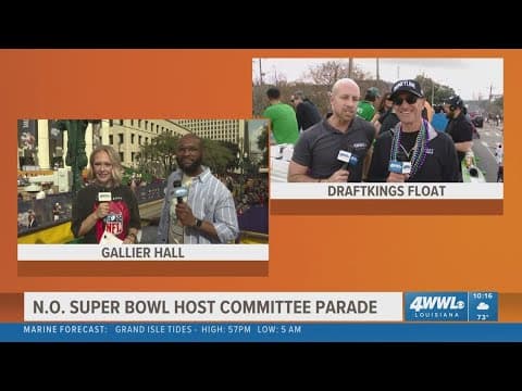 Super Bowl LIX Parade: Talking sports betting aboard the Draft Kings Float
