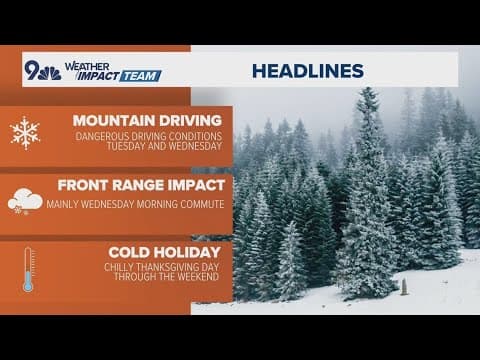 Latest forecast | Cloudy and seasonal Monday ahead of mountain snow on Tuesday