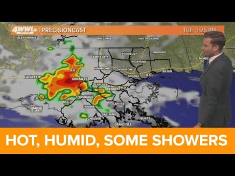 New Orleans Weather: Summer-like pattern; hot, humid with a few storms