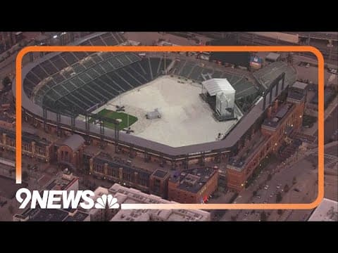 Paul McCartney crews prepare for Denver stadium concert