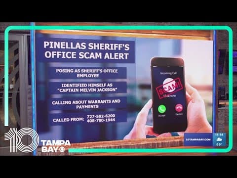 'Captain Melvin Jackson': Pinellas Sheriff's Office warns about scam of person posing as employee