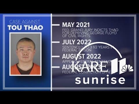 Former MPD Officer Tou Thao to be sentenced for role in George Floyd's murder