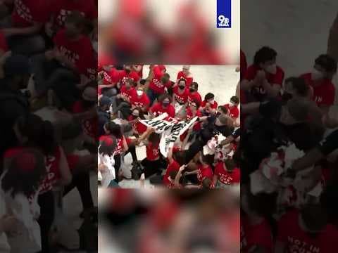 Protests erupt in DC, police arrest Jewish Voices for Peace demonstrators