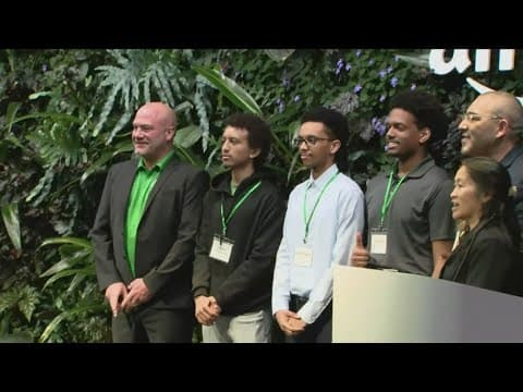 DMV students receive scholarships at Amazon HQ2