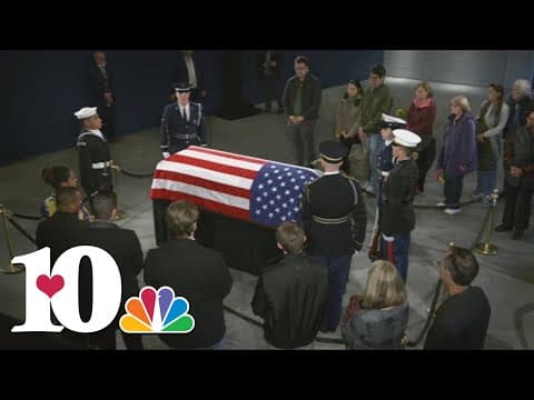 Jimmy Carter lies in repose in Atlanta