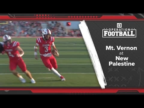 New Palestine steamrolls Mt. Vernon for 71-0 win | Operation Football