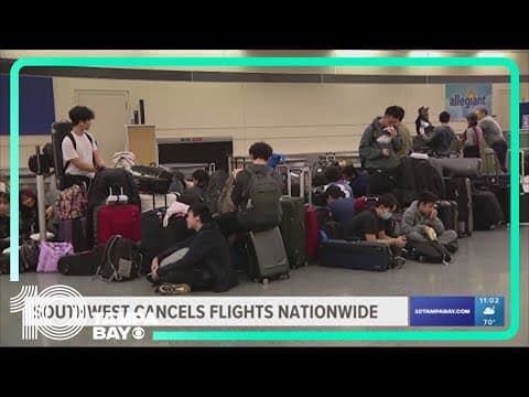 Southwest cancels flights nationwide on Christmas Day