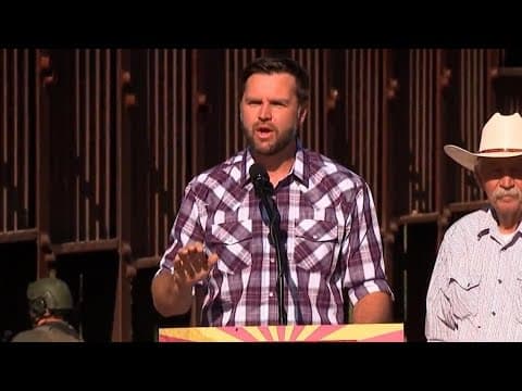 Republican VP nominee JD Vance visits the U.S. Mexico border in Arizona