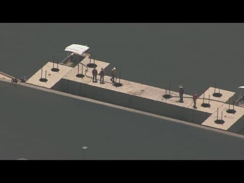 Lake Livingston Dam repairs will be complete by Monday, Trinity River Authority says