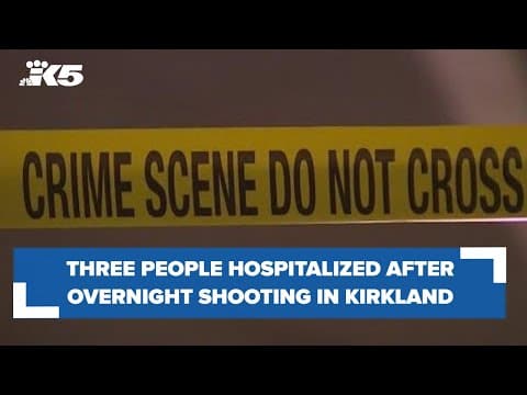 BREAKING: Three people hurt in Kirkland shooting