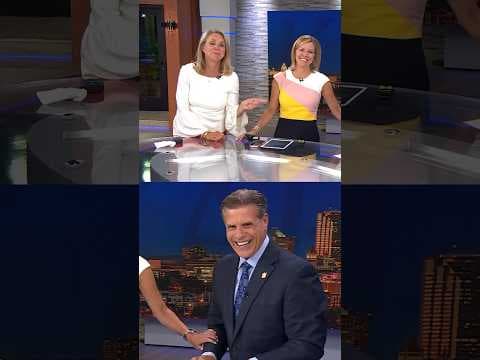 Bel and Julie share an emotional moment with Randy before his retirement after 41 years at KARE 11.