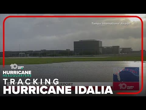 Tampa International Airport facing flooding from Hurricane Idalia