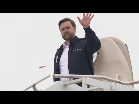VP JD Vance tours Damascus, Virginia months after flooding from Helene