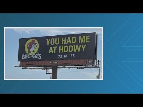 Buc-ee's defines 'Hodwy' after viral billboard typo