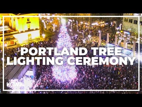 Portland Tree Lighting ceremony | Watch now