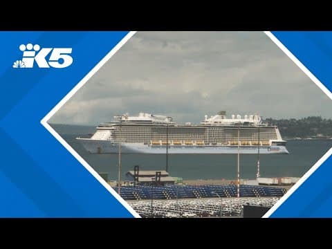 High winds strand cruise ship in Seattle