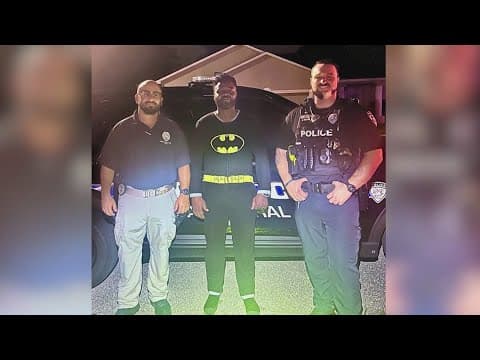 Man in Batman pajamas stops suspected burglar