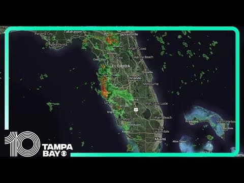 LIVE RADAR: Showers and storms moving across Tampa Bay