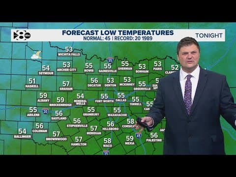 DFW Weather: Cold front Friday afternoon brings in rain, cooler air