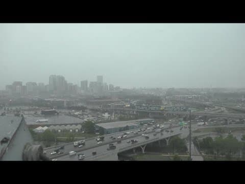 Stormy afternoon with widespread rain possible